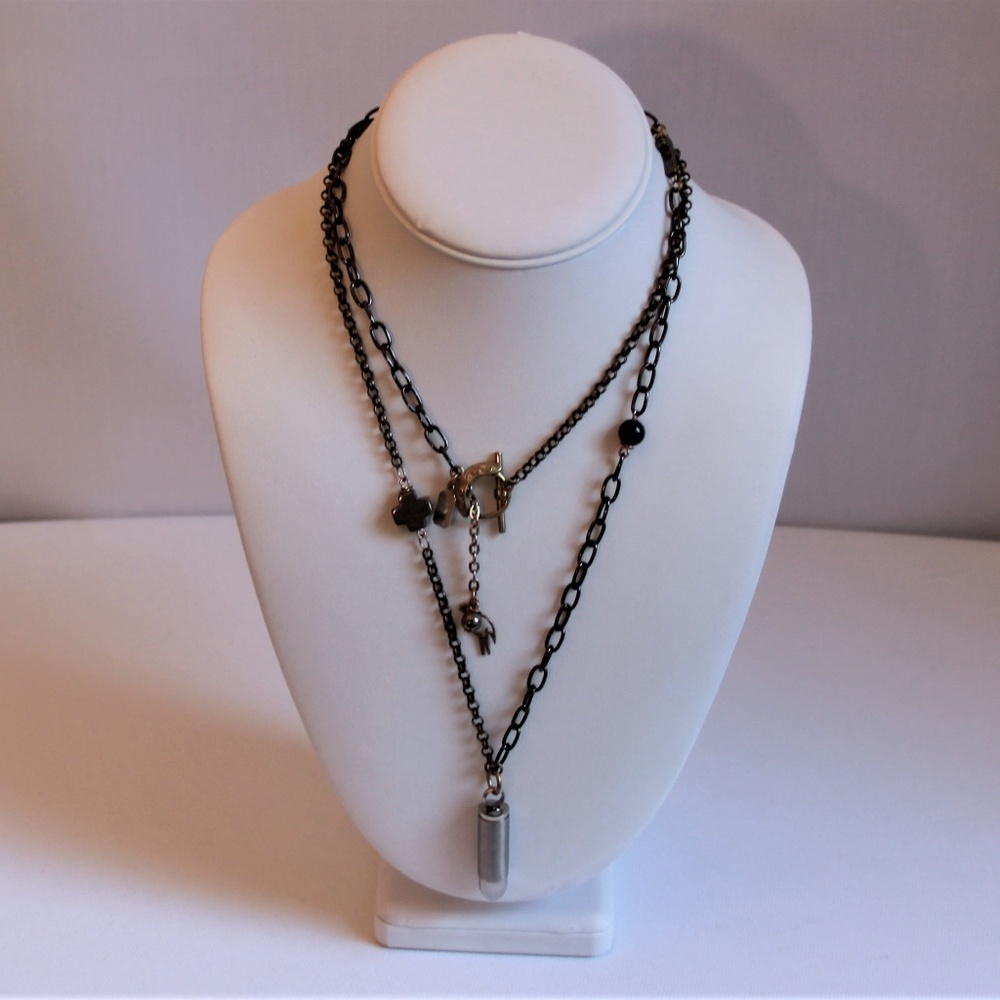 Eclectic Fitrou Mixed Metal Chain Necklace